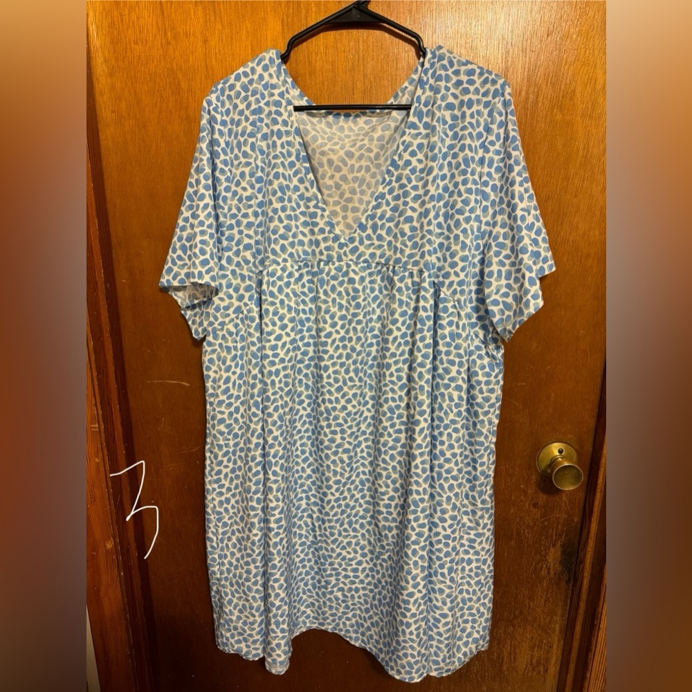 SHEIN Curve 4X Blue dress